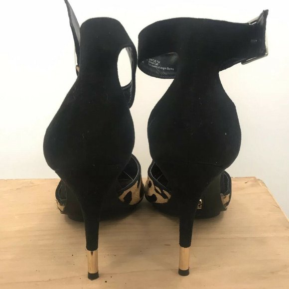 Jennifer Lopez Leopard Calf Skin Stiletto Heels - Picture 2 of 8